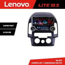 Navigatie Hyundai i30 2009-2012, clima manuala, 10.5 inch, 4+64GB