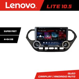 Navigatie Hyundai i10 2013-2019 Lenovo Lite 10.5, 4+64GB, Android