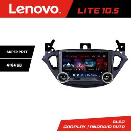 Navigatie Opel Corsa E 2013-2018 Lenovo 10.5 inch 4+64 GB Android