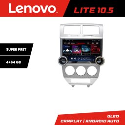 Navigatie Android Dodge Caliber 2006-2010 Lenovo 10.5 inch 4GB+64GB