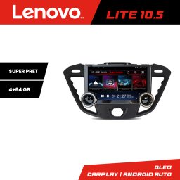 Navigatie Ford Transit Custom 2012-2020 Lenovo 10.5 inch Android 4+64 GB