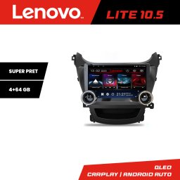 Navigatie Hyundai Elantra 2013-2015 Lenovo 10.5 inch 4GB+64GB Android