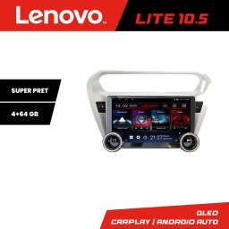 Navigatie Android Peugeot 301 si Citroen C-Elysee 10.5 inch 4+64GB