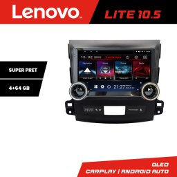 Navigatie Android Mitsubishi Outlander 2007-2012, 10.5 inch, 4GB+64GB