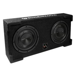 Subwoofer pasiv auto cu incinta Phoenix Gold 2x8", 150W RMS, 2 Ohm