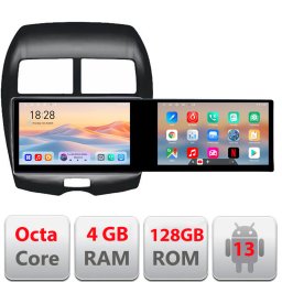 Navigatie Android Mitsubishi ASX 2013-2017, 21.6 inch, 4GB RAM, 128GB