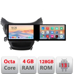 Navigatie Hyundai Elantra 2011-2013 Edotec 21.6 inch, 4GB RAM, 128GB