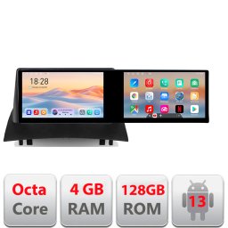 Navigatie Renault Megane 2 Edotec cu 2 ecrane, 4GB RAM, 128GB, 21.6 inch