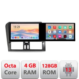 Navigatie Android Volvo XC60 2014-2018, 2 ecrane, 4GB RAM, 128GB