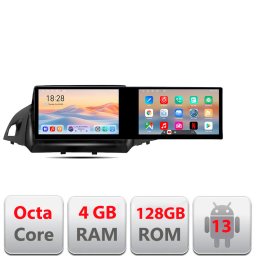 Navigatie Android Ford Kuga 2013-2017 Edotec 2 ecrane 21.6 inch 4GB RAM 128GB