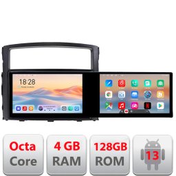 Navigatie Mitsubishi Pajero cu 2 ecrane 21,6 inch, Android, 4+128GB