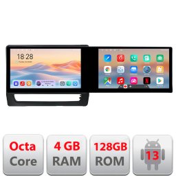 Navigatie Mitsubishi ASX 2020 cu 2 ecrane 21.6 inch, Android, 4GB+128GB