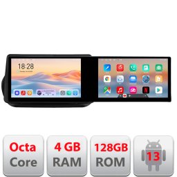Navigatie auto Peugeot Bipper/Citroen Nemo/Fiat Qubo 2008-2017, 21.6 inch Android