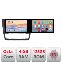 Navigatie BMW Seria 1 E87 Edotec 21.6 inch, 2 ecrane, Android, 4+128GB