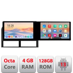 Navigatie Android Jeep Grand Cherokee 1999-2004, 2 ecrane, 4GB RAM, 128GB