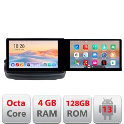Navigatie Hyundai Genesis cu 2 ecrane 21.6 inch Android 4GB+128GB