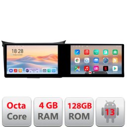 Navigatie Android Hyundai i30 2011-2016 cu 2 ecrane, 4GB RAM, 128GB
