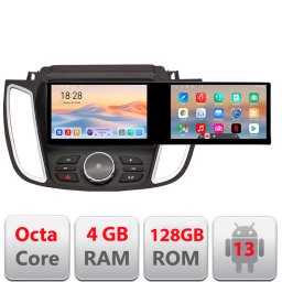 Navigatie Ford Kuga 2015-2020 Android 10.5 inch 4GB RAM 128GB Edotec