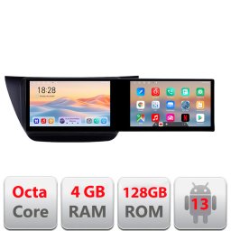 Navigatie Android Mitsubishi Lancer 2001-2007, 2 ecrane, 4GB RAM, 128GB