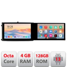 Navigatie Android SsangYong Rexton 2019+ cu 2 ecrane 21.6 inch, 4GB+128GB