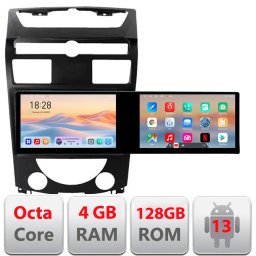 Navigatie Android SsangYong Rexton 2006-2013, 2 ecrane, 4GB RAM, 128GB