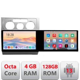 Navigatie Android VW Touran 2003-2010 cu 2 ecrane 21.6 inch, 4GB+128GB
