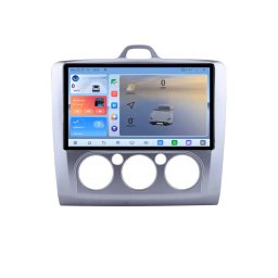 Navigatie Android Ford Focus 2004-2011, clima manuala, 8GB RAM, 128GB, QLED