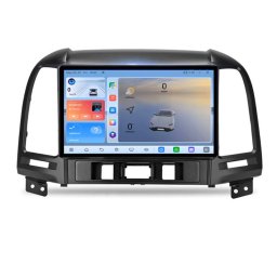 Navigatie Android Hyundai Santa Fe 2007-2012, QLED 8+128GB, 4G, GPS, 360