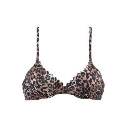 LASCANA Sutien costum de baie 'Lexa' maro / negru