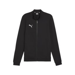 PUMA Geacă outdoor 'TeamGoal' negru / alb