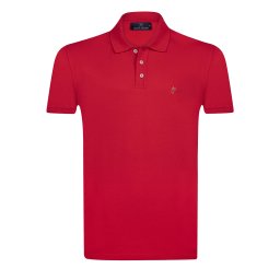 Jacey Quinn Tricou galben / roșu / roșu bordeaux