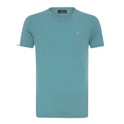 Jacey Quinn Tricou gri deschis / verde jad / verde deschis