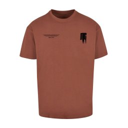 MJ Gonzales Tricou 'METAMORPHOSE V.2' maro / lila / negru