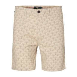 Petrol Industries Pantaloni eleganți 'Anglerbreeze' crem / gri deschis / sângeriu