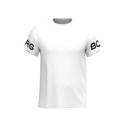 BJÖRN BORG Tricou funcțional negru / alb