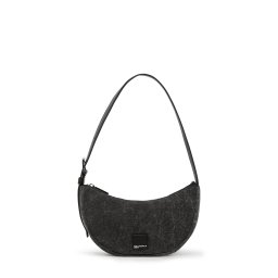 KARL LAGERFELD JEANS Geantă de umăr negru denim / alb