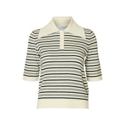 SELECTED Tricou 'SLFThea' negru / alb