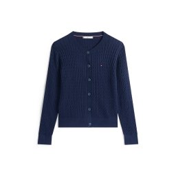 TOMMY HILFIGER Geacă tricotată albastru marin