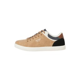 JACK & JONES Sneaker low 'JFWJORDAN' maro cămilă / gri închis / negru / alb