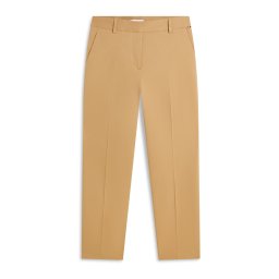 TOMMY HILFIGER Pantaloni cu dungă maro cămilă