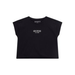 GUESS Tricou negru / alb