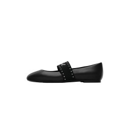 Karl Lagerfeld Balerini negru / argintiu