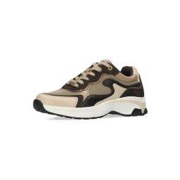 MEXX Sneaker low 'Portia Liebe' crem / maro închis / bronz