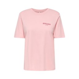 ONLY Tricou 'ONLLucy Monja' verde / sângeriu / roși aprins / roșu pastel