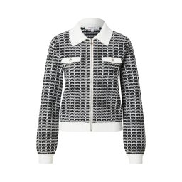 Morgan Geacă tricotată '261-MLILIAN' negru / alb