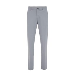 WE Fashion Pantaloni cu dungă gri deschis