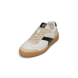 Marc O'Polo Sneaker low 'Court' culoarea pielii / negru / alb