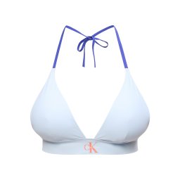 Calvin Klein Swimwear Sutien costum de baie albastru marin / albastru deschis / portocaliu
