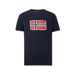 NAPAPIJRI Tricou 'MAHSA' albastru marin / roșu / alb