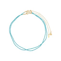 Pilgrim Lanțuri 'HAZE' turcoaz / auriu